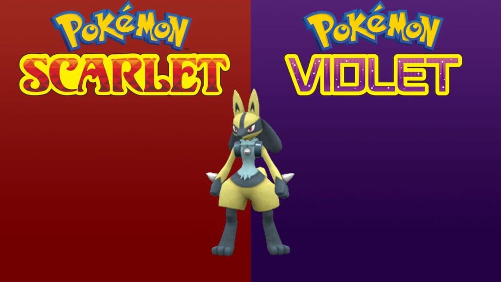 Pokemon Scarlet & Violet Shiny Lucario