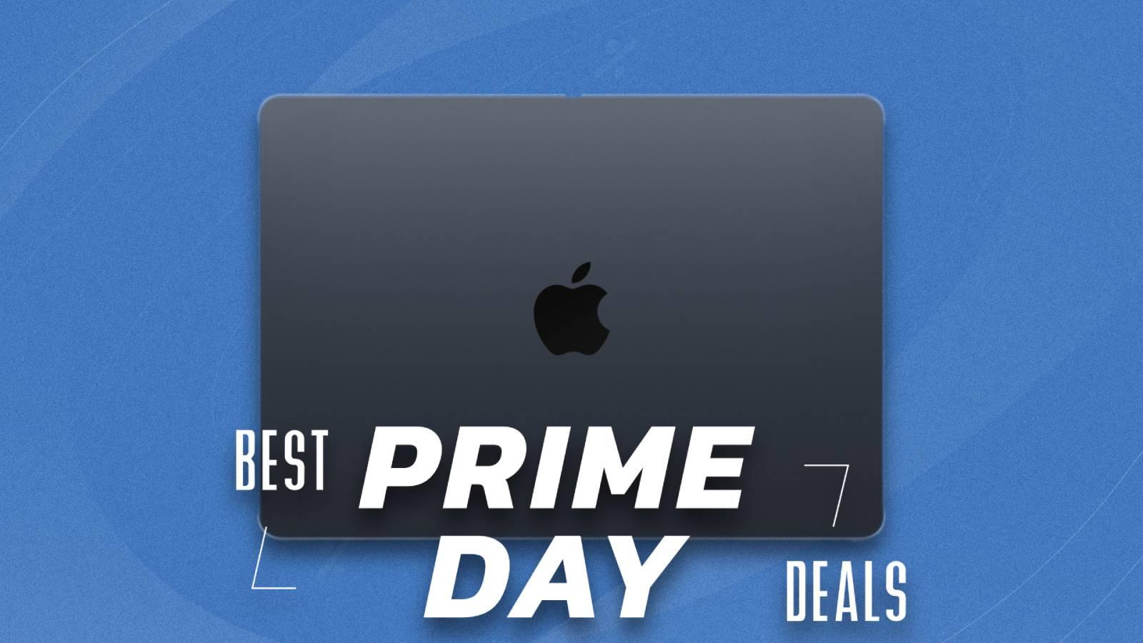 MacBook air M2 on Prime Day background