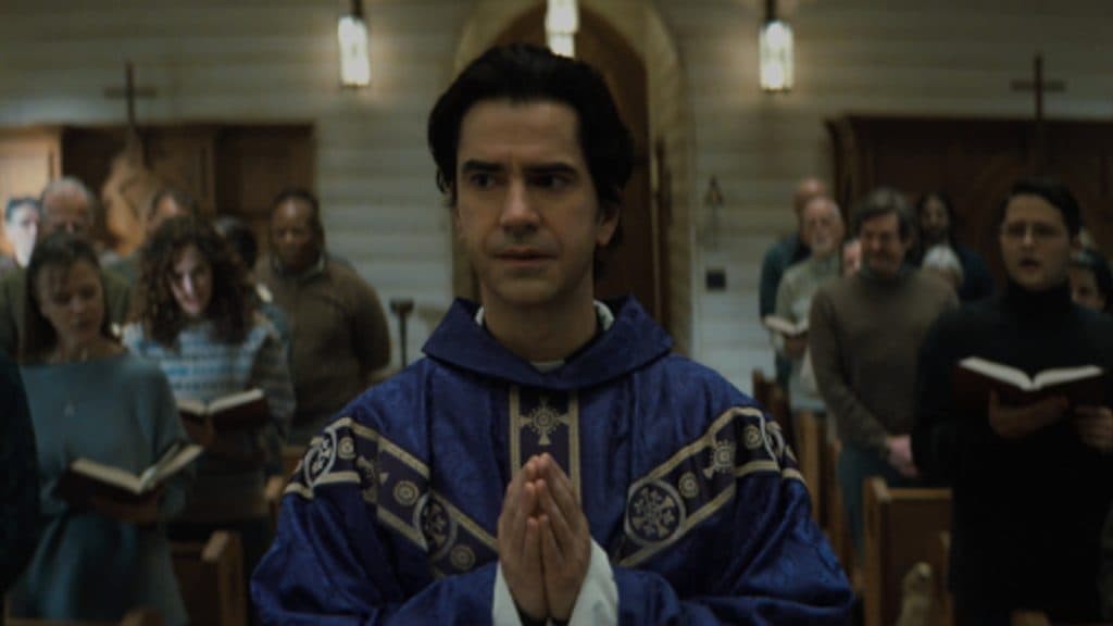 Hamish Linklater as Father Paul Hill in Midnight Mass