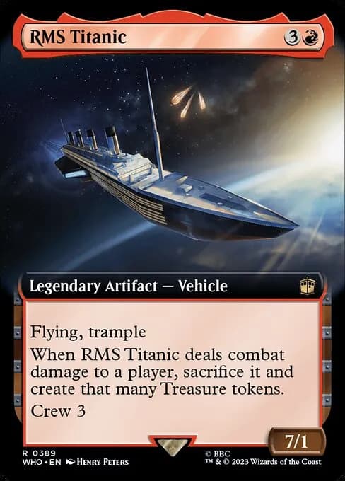 starship titanic card