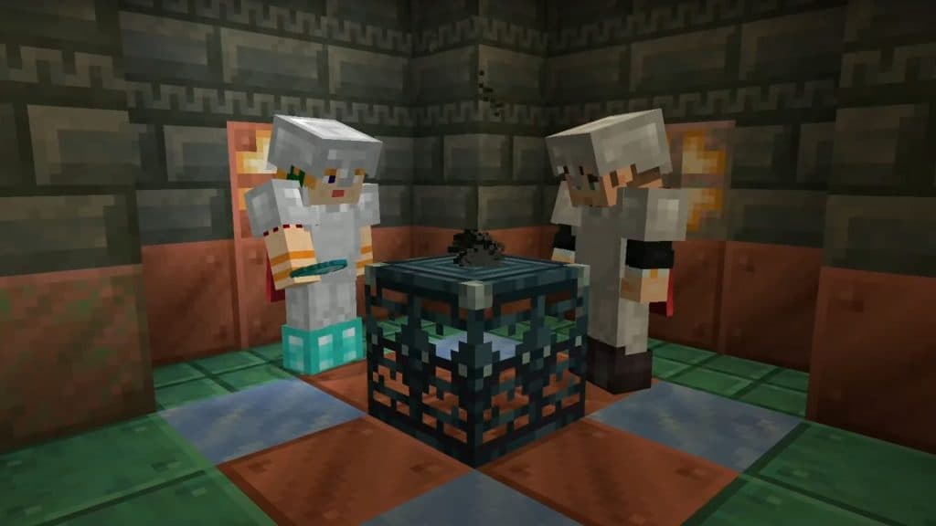 Minecraft Live trial chamber