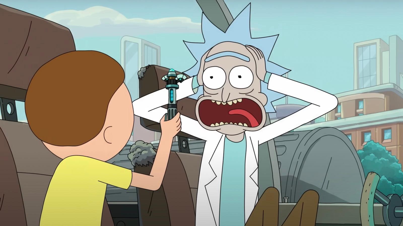 Still from Rick and Morty Season 7 trailer