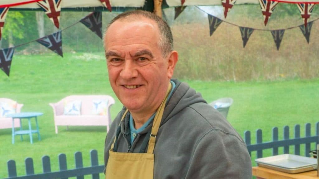 Keith on The Great British Bake Off
