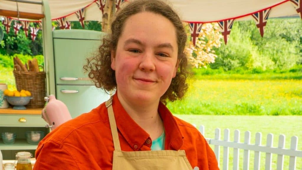 Abi on The Great British Bake Off