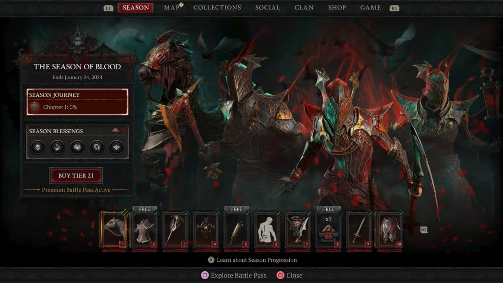 Diablo 4 Season 2 Battle Pass Preview