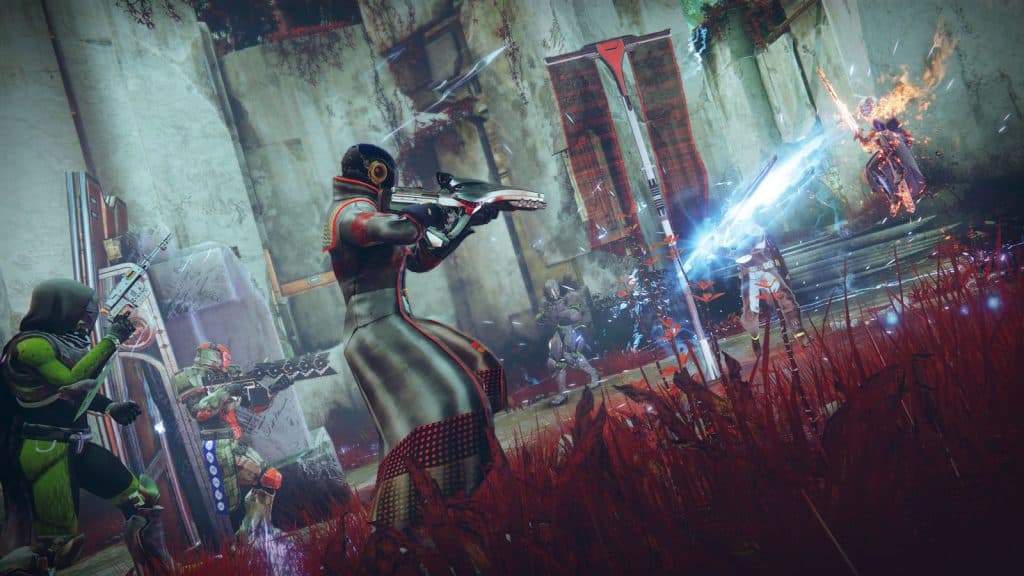 Guardians going head to head in Destiny 2's Crucible PvP mode.