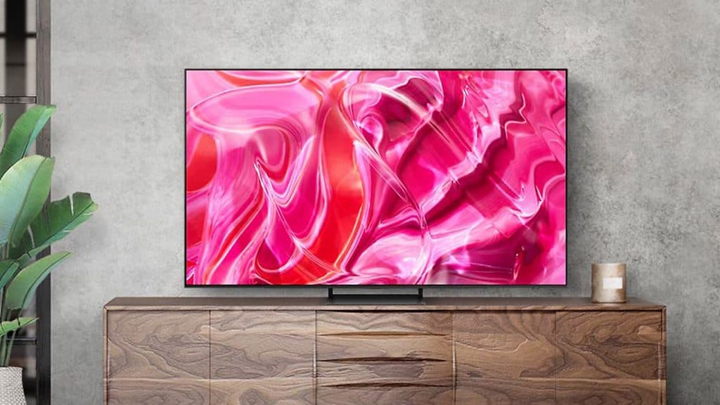 samsung tv in a lifestyle shot