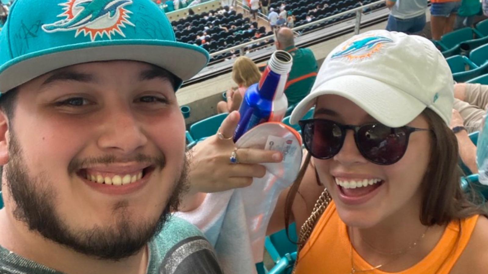 the internet tracked down a girl for a guy who was crushing on her at an NFL game