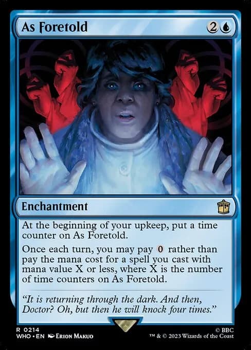 MTG As Foretold card