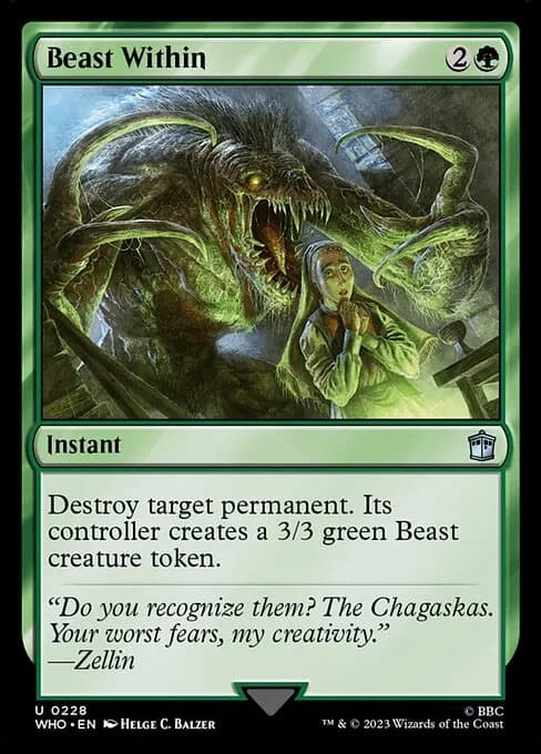MTG Beast Within reprint card