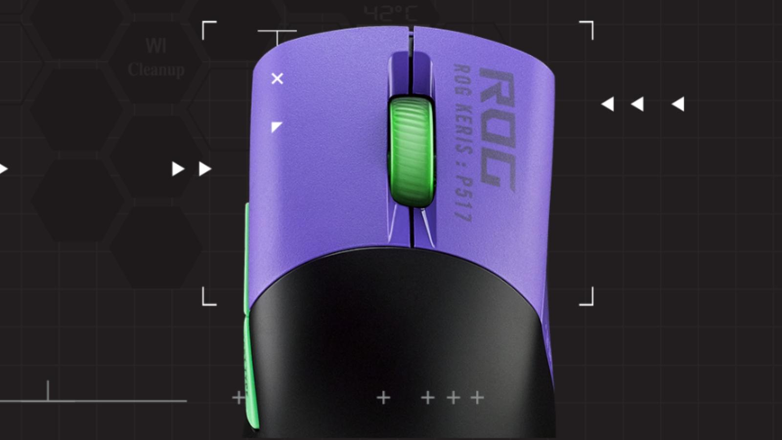ROG Keris Gaming mouse with EVA background