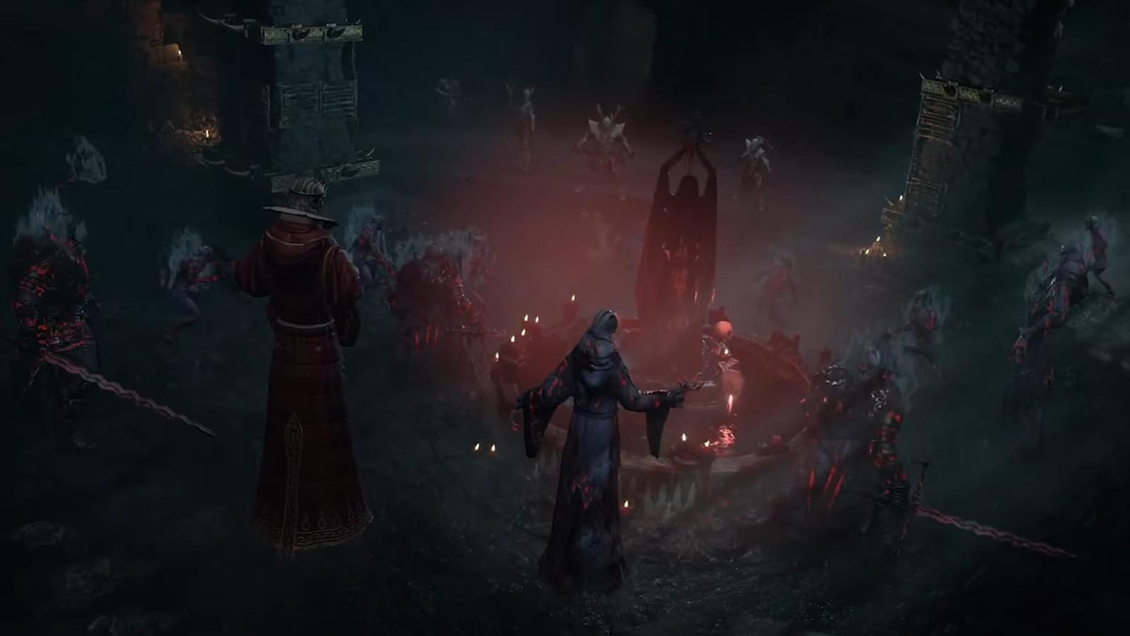 Promotional art from Diablo 4 Season of Blood trailer.