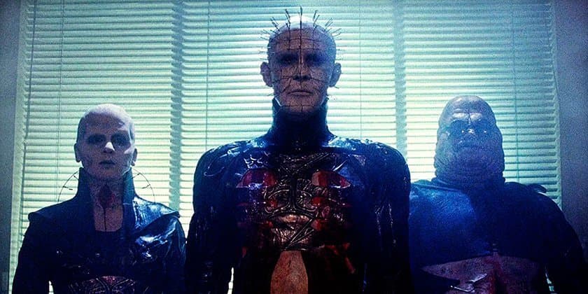 Pinhead and the Cenobites in Hellraiser