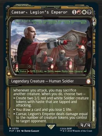 MTG Fallout Best Cards Caesar