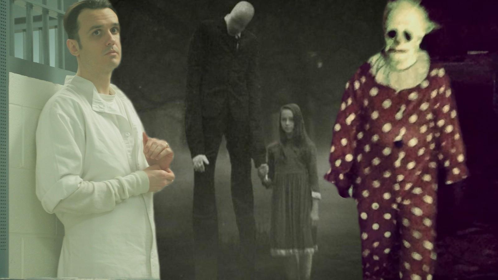Still from West of Memphis, Beware the Slenderman, and Wrinkles the Clown