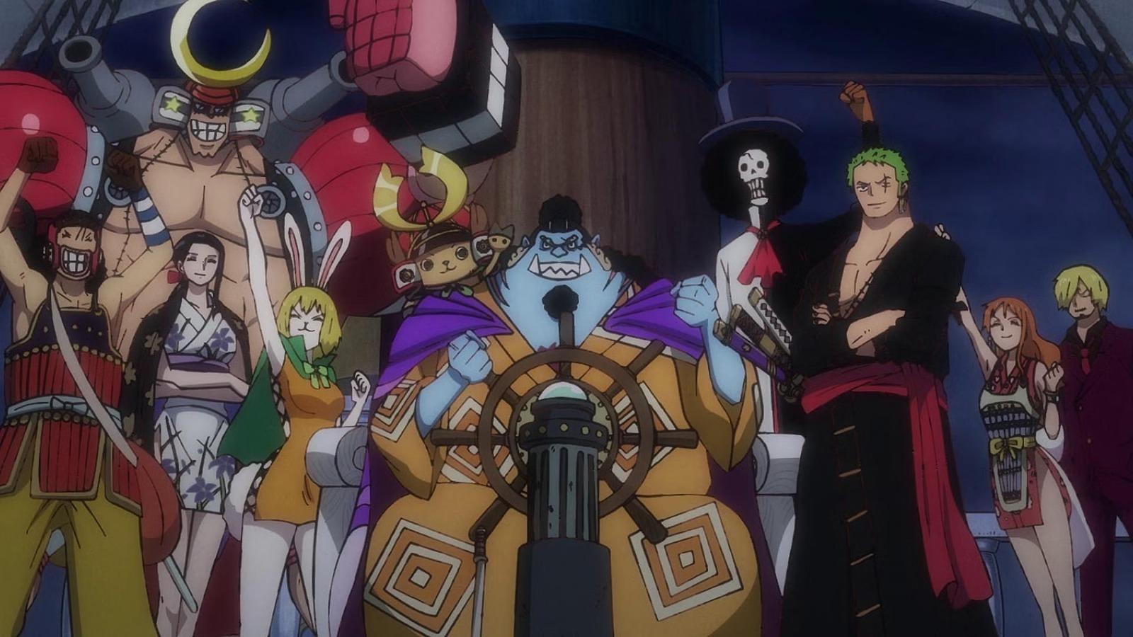 The Straw Hat crew in One Piece Wano Saga