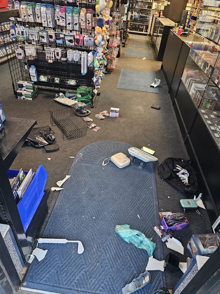 game store theft