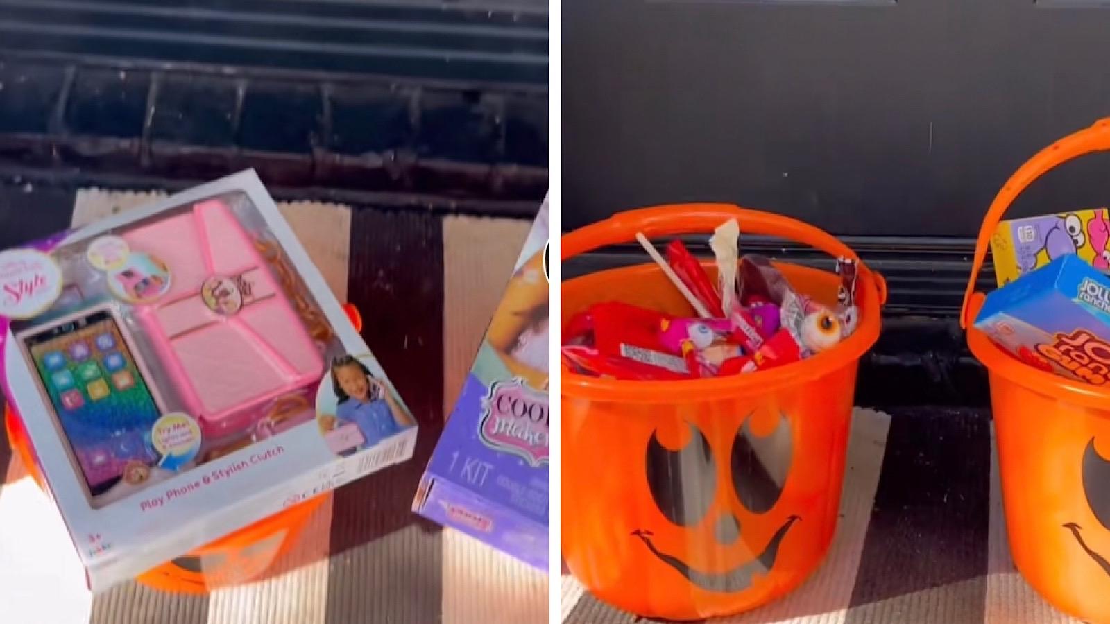 parents started a new halloween trend for their kids called "switch witch"