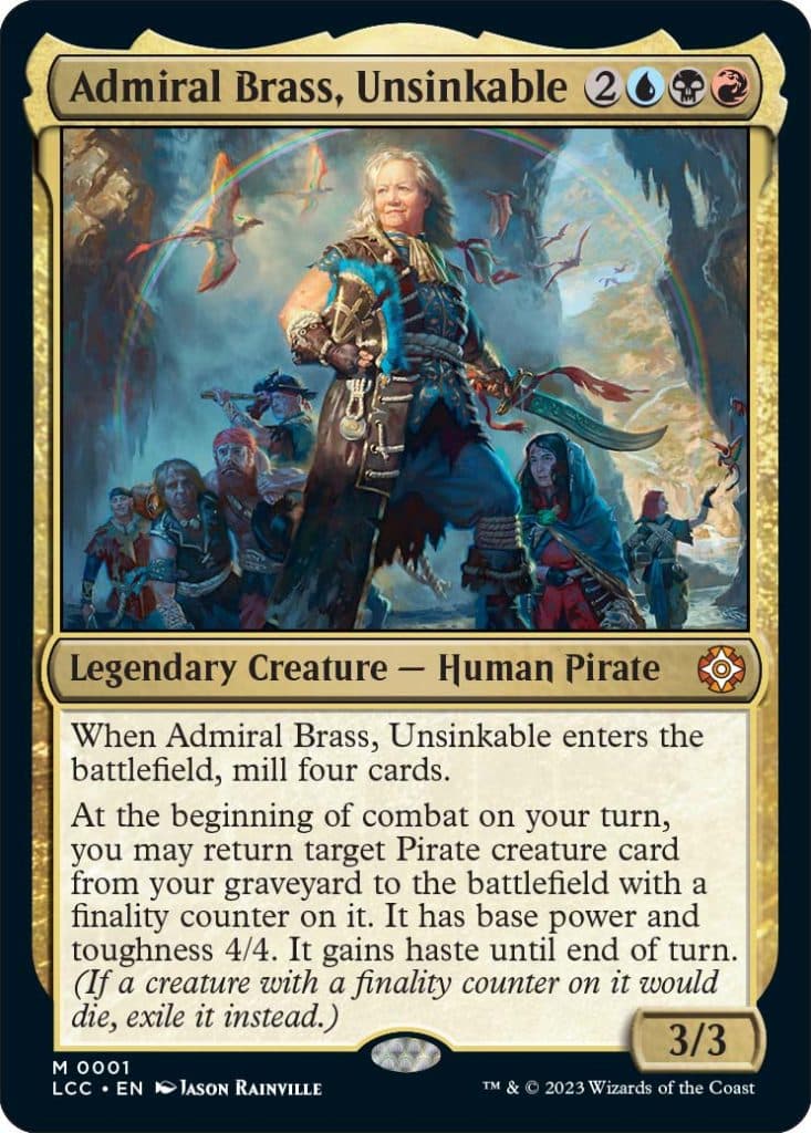 MTG pirate card with finality counters