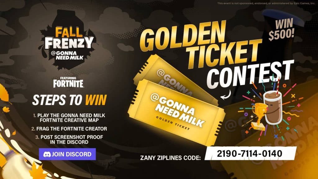 Fall Frenzy Golden Ticket