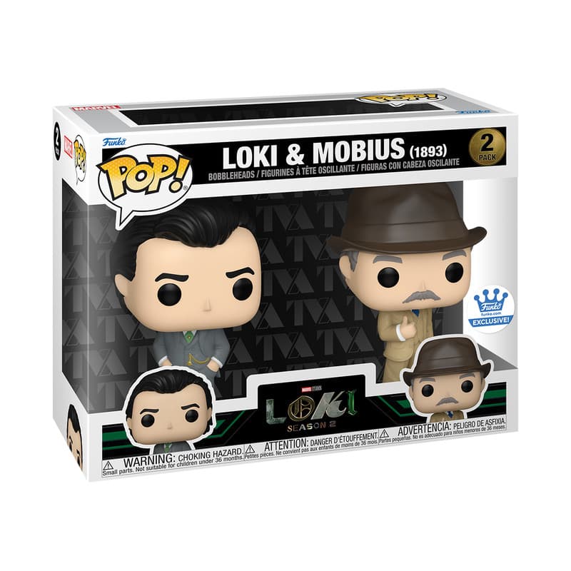 Loki & Mobius (1893) Funko Store Exclusive Two-Pack Funko Pops
