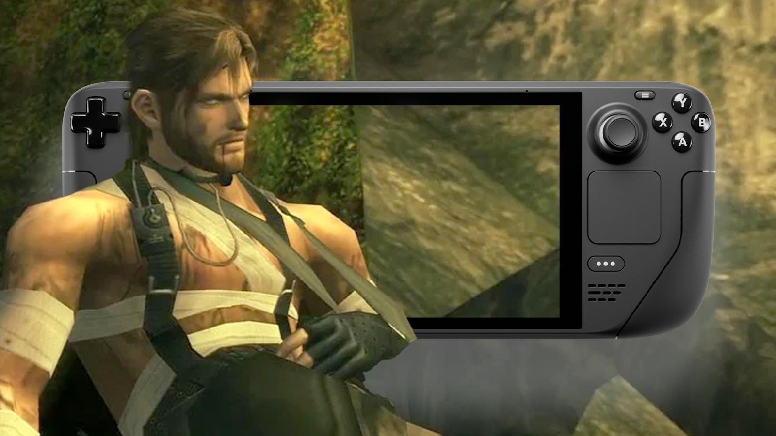 metal gear solid 3 snake injured with steam deck