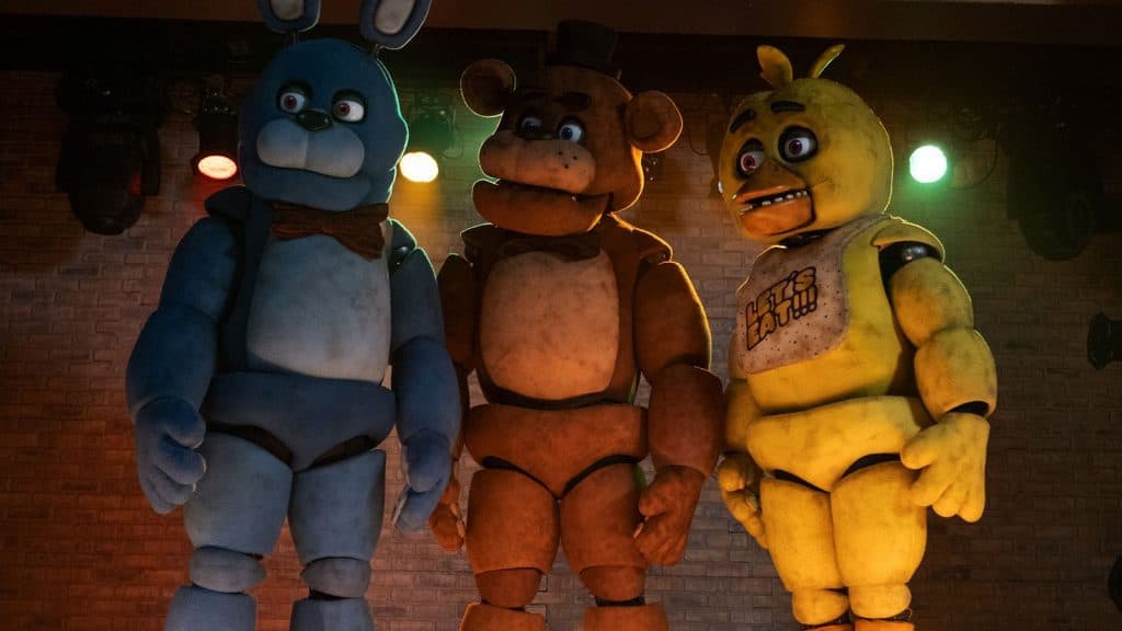 The animatronic animals in Five Nights at Freddy's.