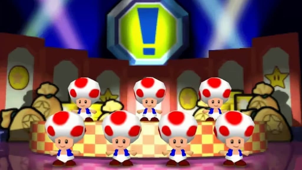 Toads in Mario Party 3 on Nintendo 64 Switch