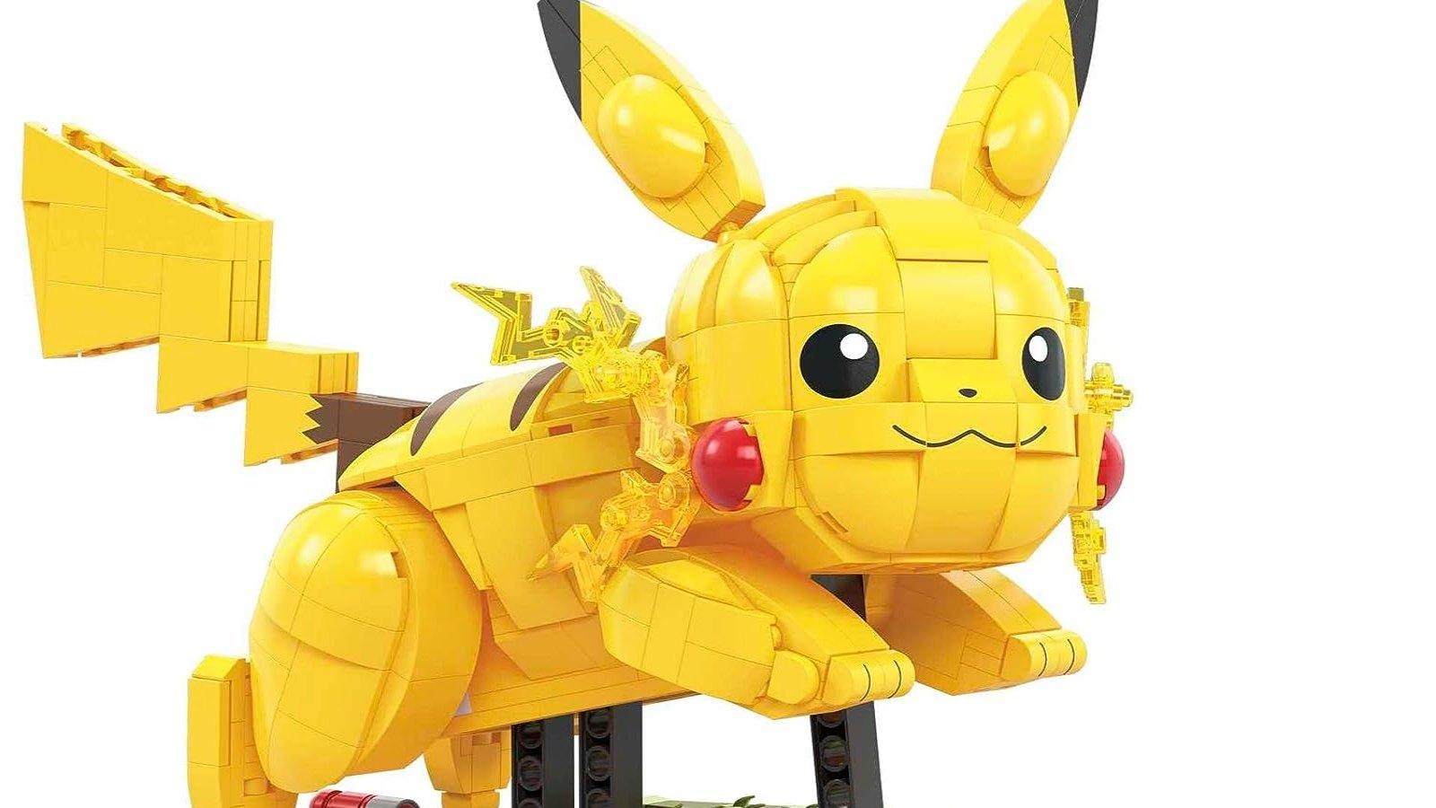 Pikachu lego-like figure from Mattel