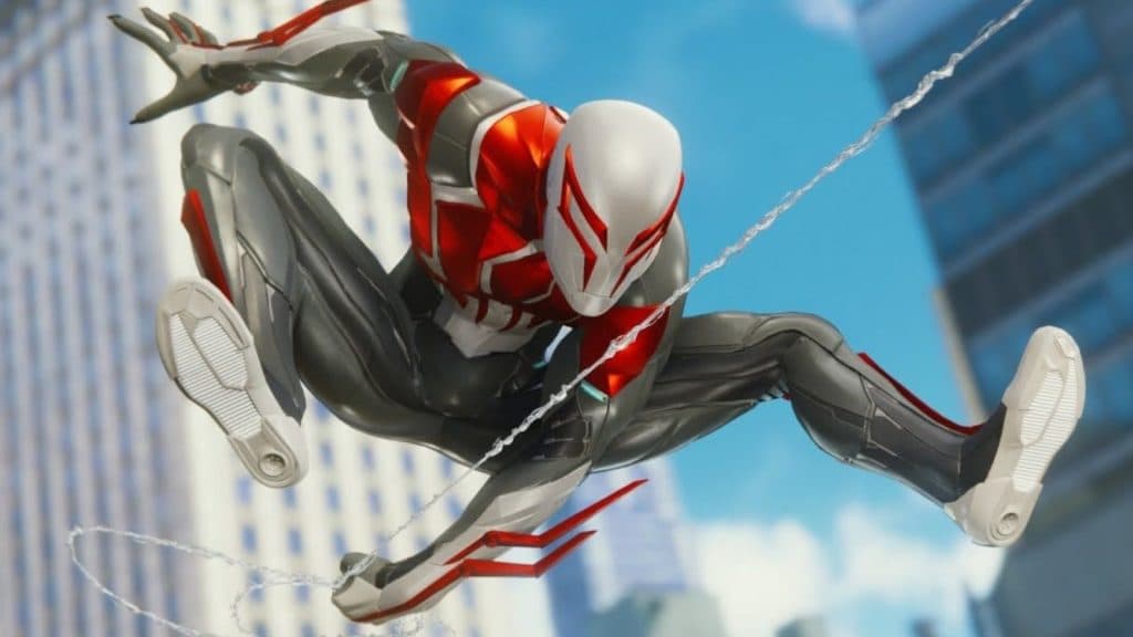 Spider-Man 2099 white suit from Marvel's Spider-Man