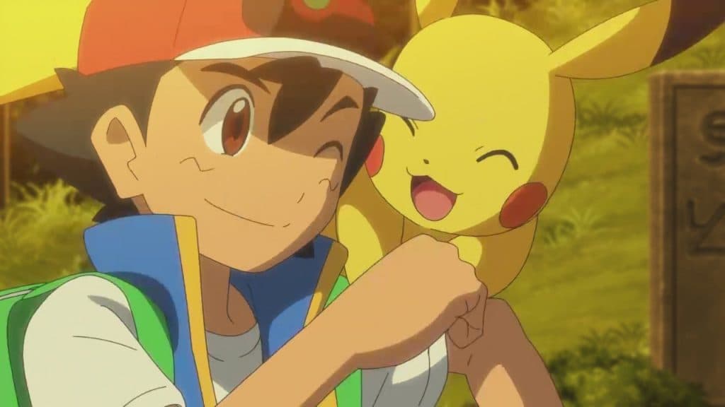 Ash and Pikachu in Pokemon