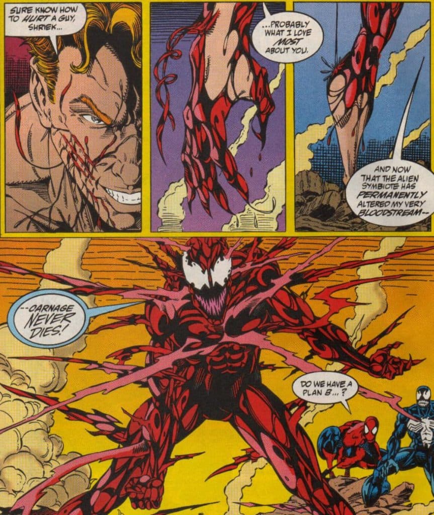 Carnage bonds with Cletus Kasady permanently