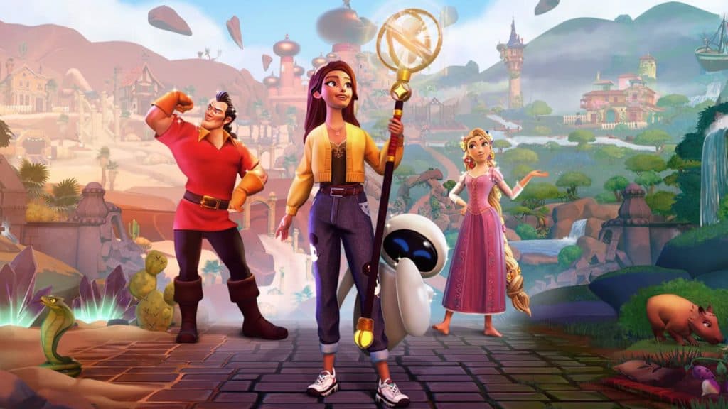 Key art for Disney Dreamlight Valley's A Rift in Time expansion