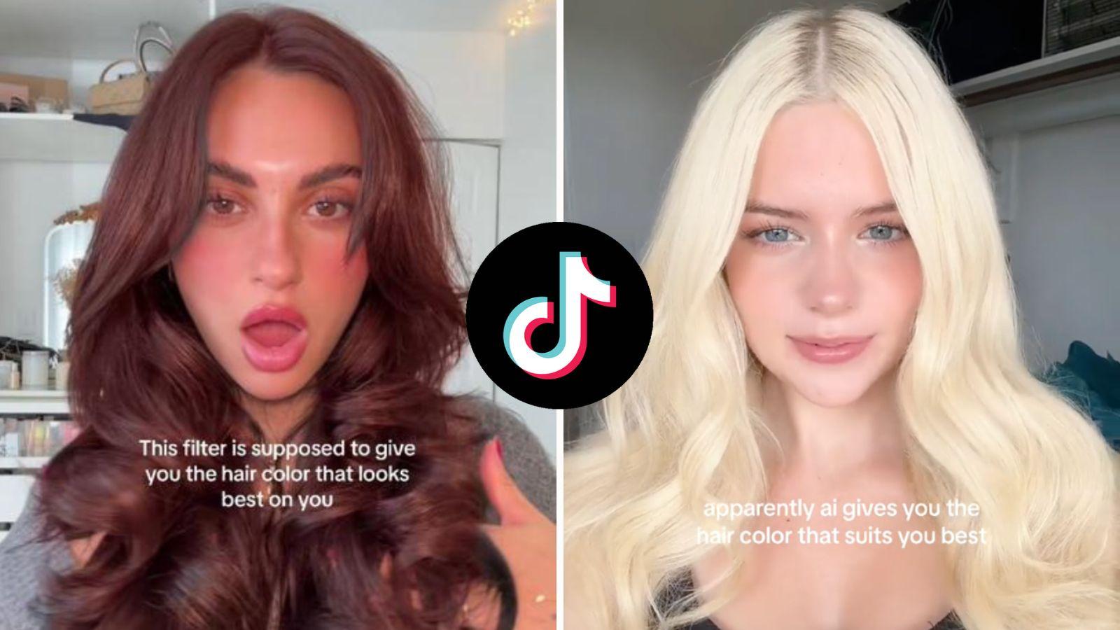 How to get the AI hair color filter on TikTok - Dexerto