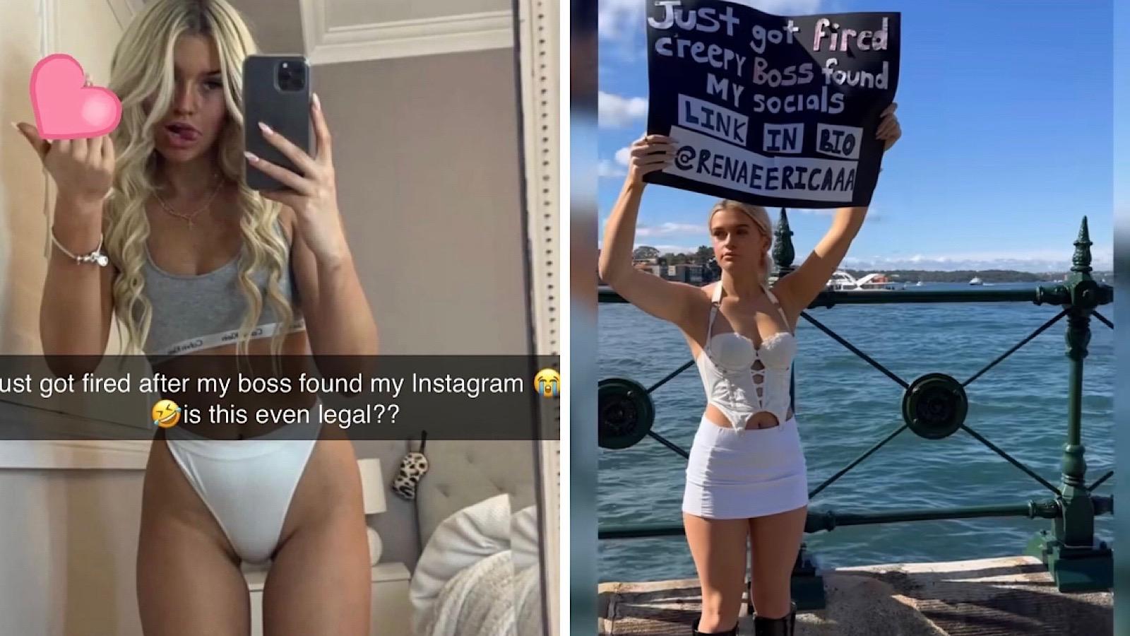 influencer was fired because of her onlyfans page