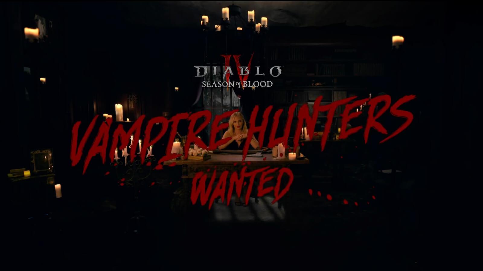 Diablo 4 recruits Sarah Michelle Gellar for new vampire slayer contest