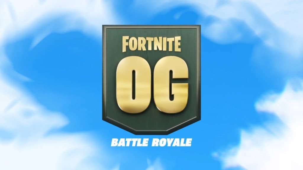 Fortnite OG Battle Royale logo art