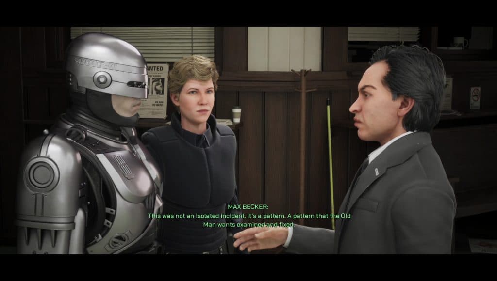 RoboCop: Rogue City - RoboCop speaks with Lewis and Becker