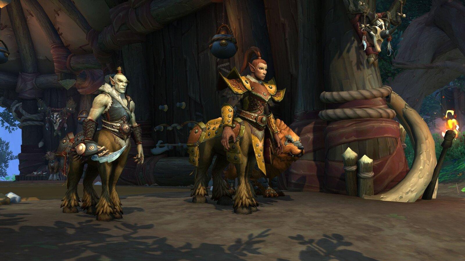 Centaurs stand watch in World of Warcraft (leaked WoW expansion story)