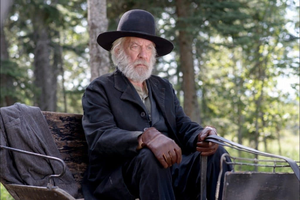 Donald Sutherland in Lawmen: Bass Reeves