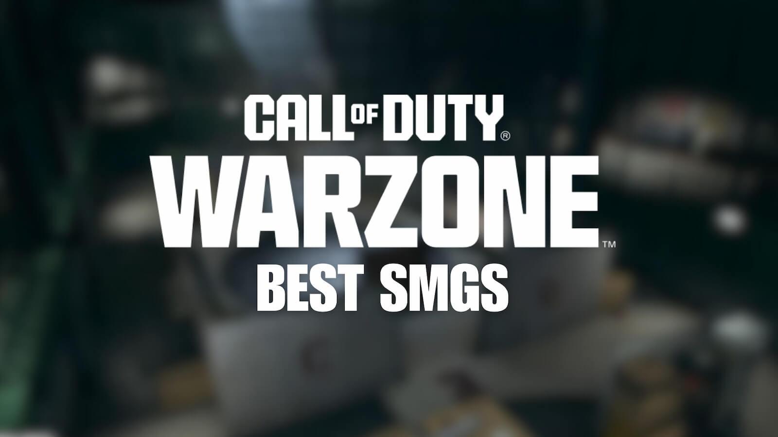 Warzone best SMGS artwork