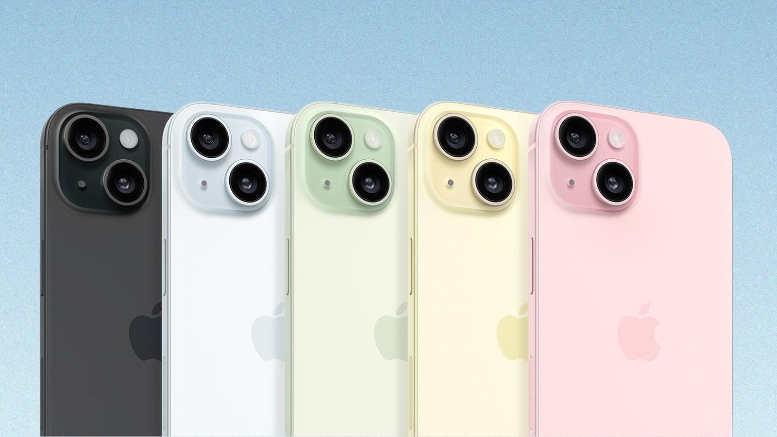 iPhone 15 in all colors