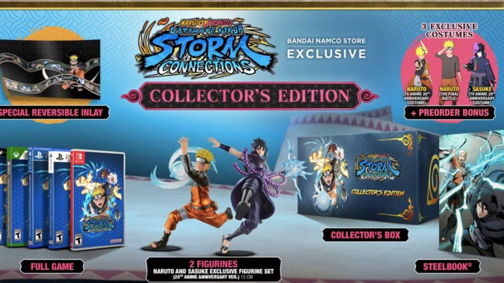 An image of Naruto x Boruto Ultimate Storm Connections collector's edition.