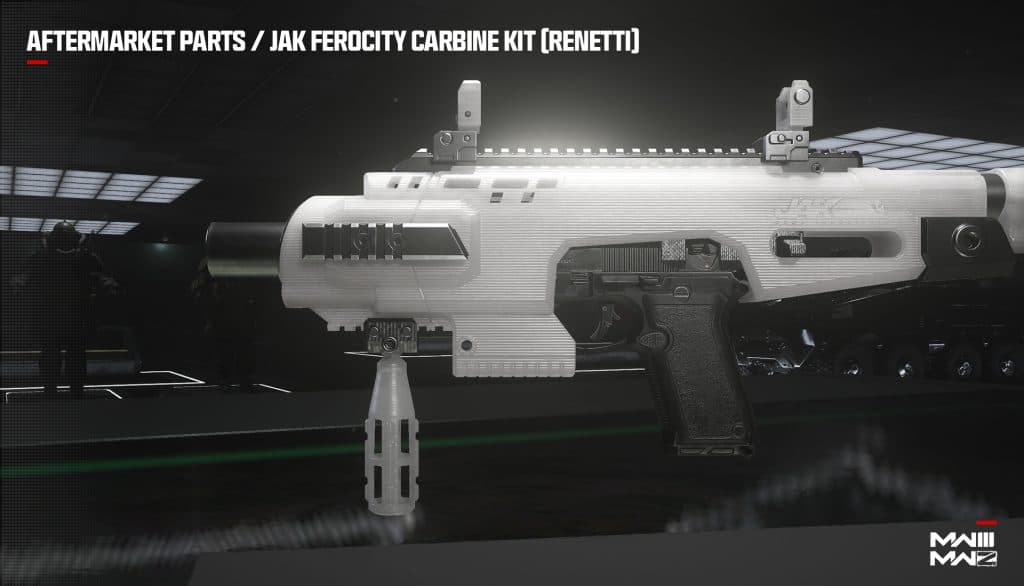 JAK Ferocity Carbine Kit (Renetti – Handgun) MW3