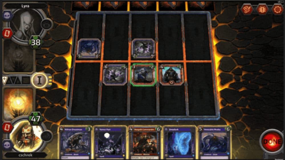 Solforge Fusion decks in play