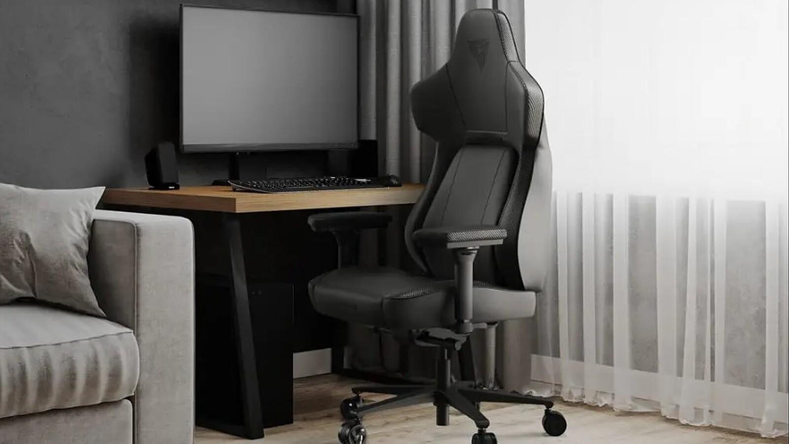 The Thunder X3 Core chair in a study setting