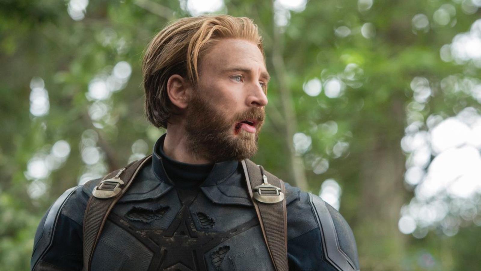 Captain America in Avengers: Infinity War played by Chris Evans