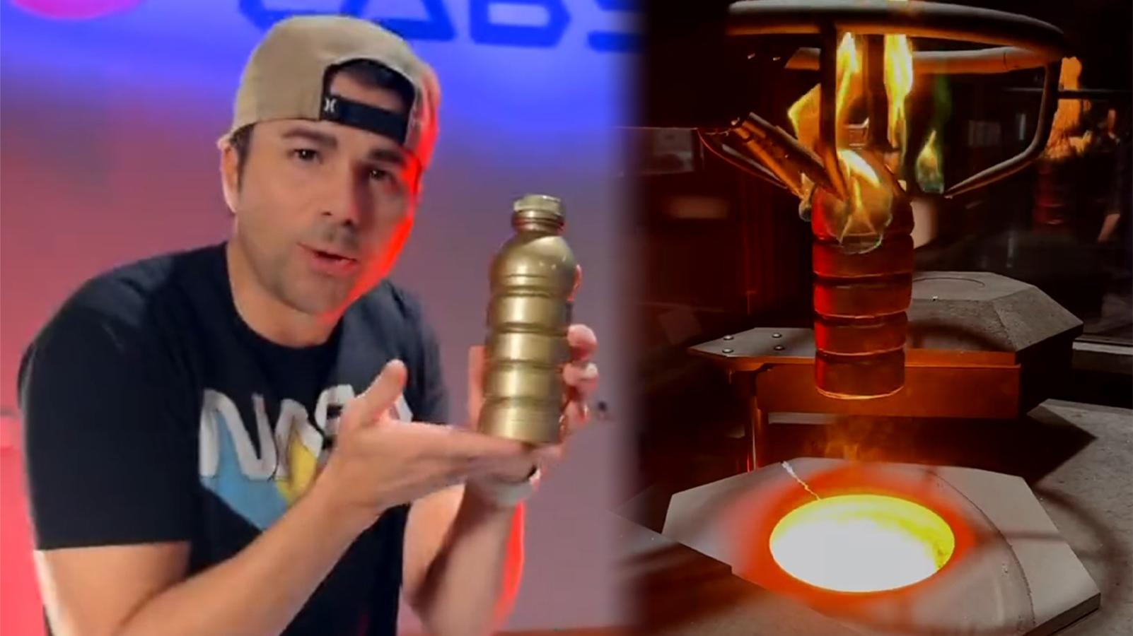 KSI & Logan Paul's $500K Prime bottle challenge could end with fiery twist  from Mark Rober - Dexerto