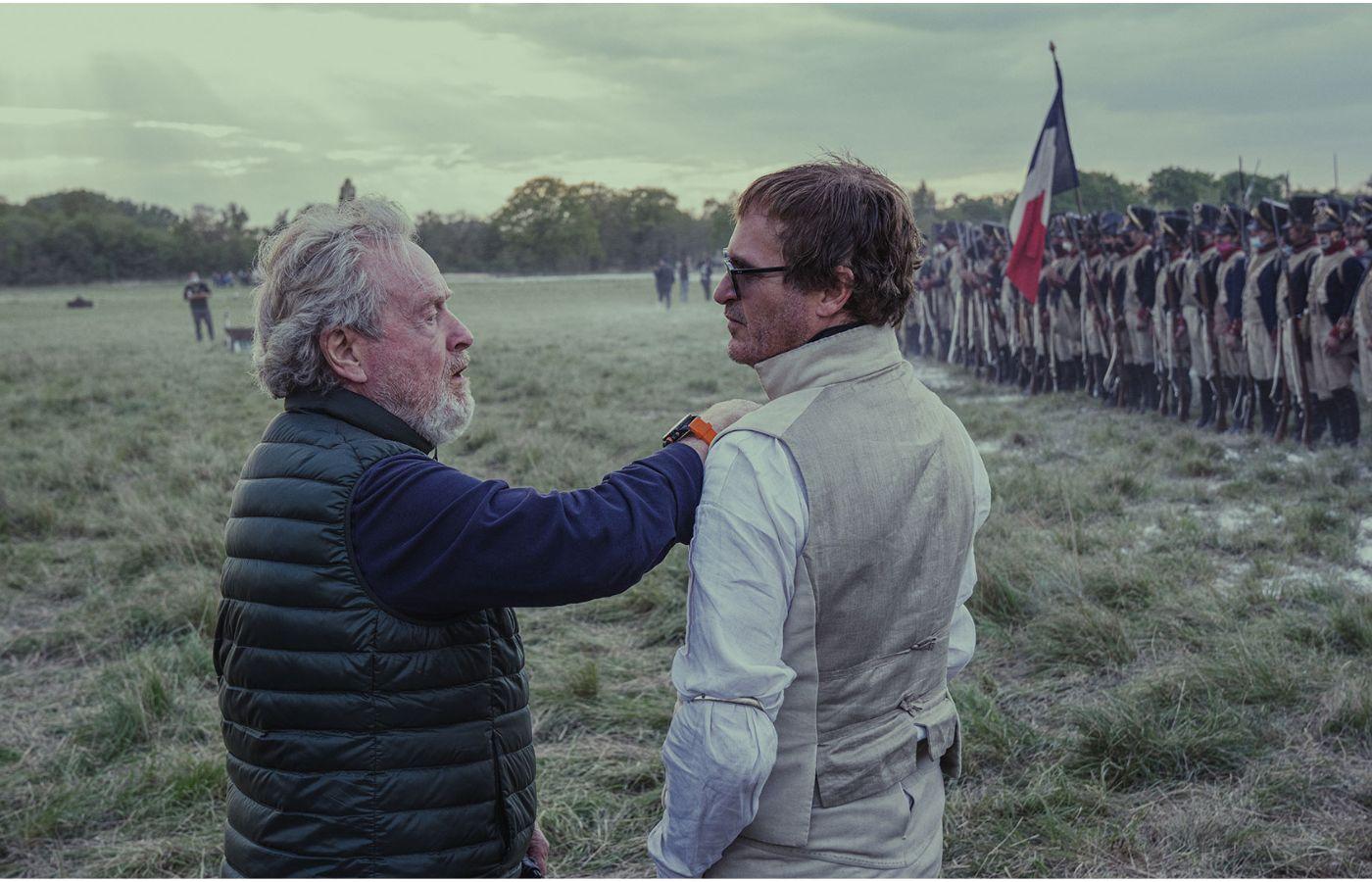 Ridley Scott directing Napoleon