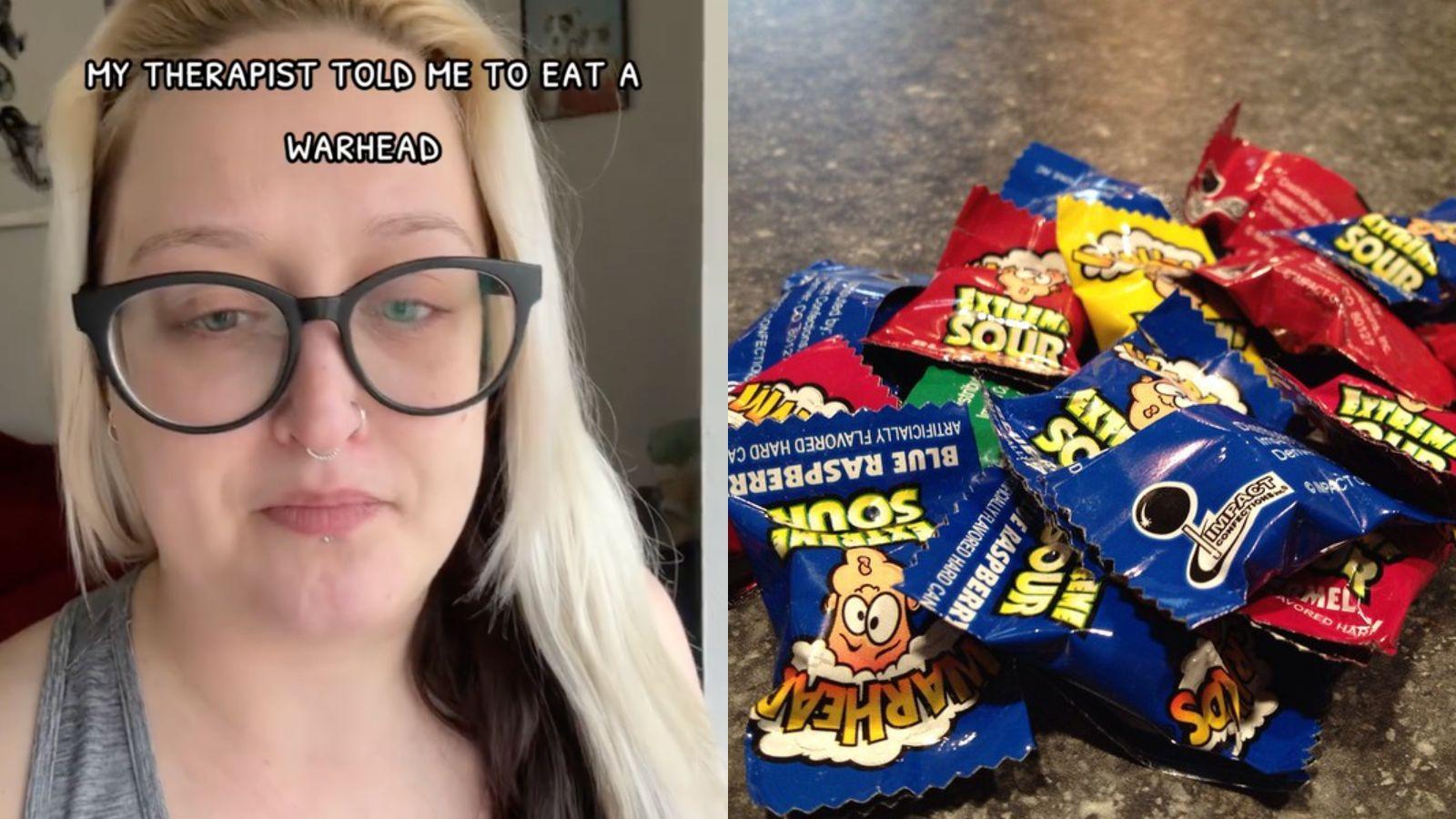 People are told to ear Warheads to help with panic attacks